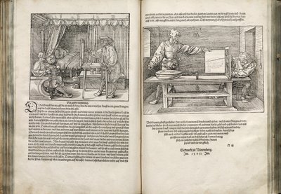Kuvitus neljästä kirjasta ihmissuhteista, 1528 tekijältä Albrecht Dürer