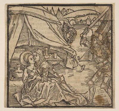 Kuvitus Ritter von Turnista, 1493.n.d. tekijältä Albrecht Dürer