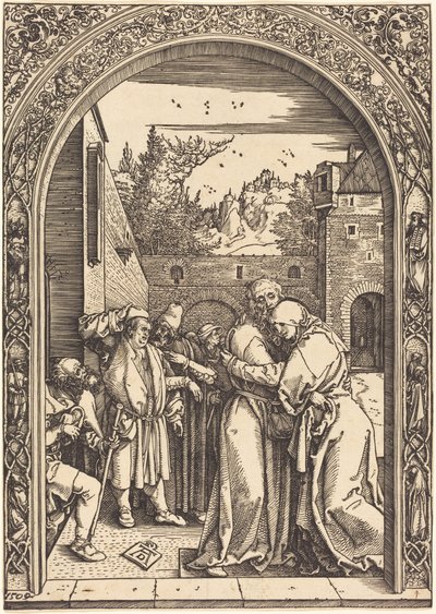 Joakim ja Anna Kultaisella portilla tekijältä Albrecht Dürer