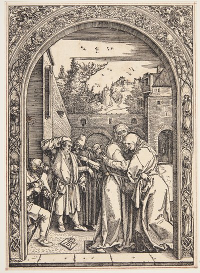 Joachim ja St. Ann tapaavat Golden Gatessa tekijältä Albrecht Dürer