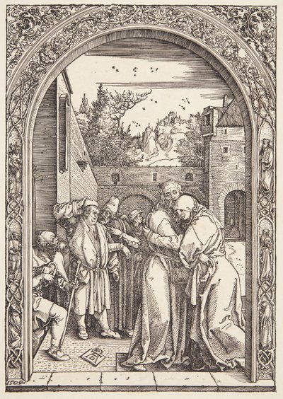 Joachim ja St. Ann tapaavat Golden Gatessa tekijältä Albrecht Dürer
