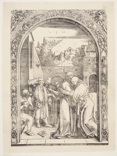 Joachim ja St. Ann tapaavat Golden Gatessa tekijältä Albrecht Dürer