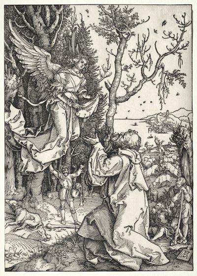 Joakim ja enkeli tekijältä Albrecht Dürer