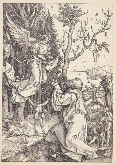 Joakim ja enkeli tekijältä Albrecht Dürer