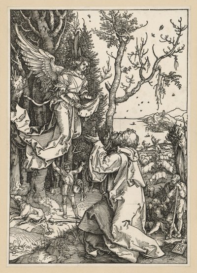 Joakim ja enkeli (Marian elämä) tekijältä Albrecht Dürer