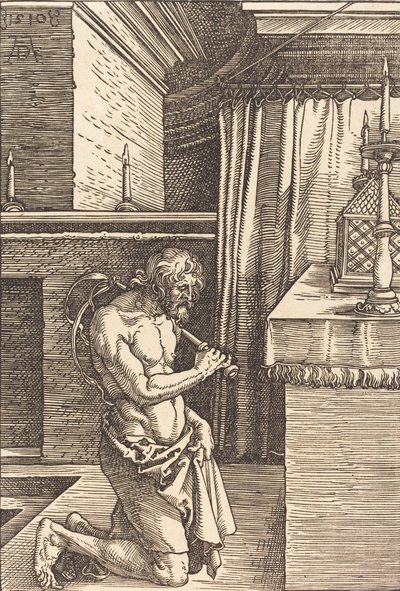 El rei David fent penitència, 1510. finlandès tekijältä Albrecht Dürer