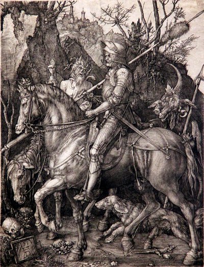 Ritari, kuolema ja paholainen tekijältä Albrecht Dürer