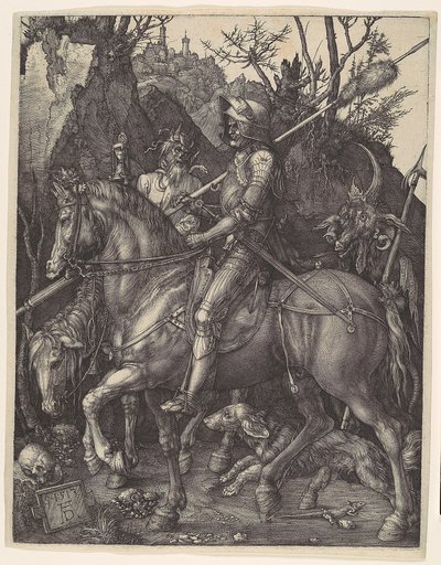 Ritari, kuolema ja paholainen tekijältä Albrecht Dürer