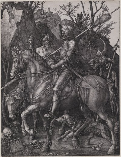 Ritari, kuolema ja paholainen tekijältä Albrecht Dürer