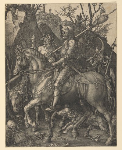 Ritari, kuolema ja paholainen tekijältä Albrecht Dürer