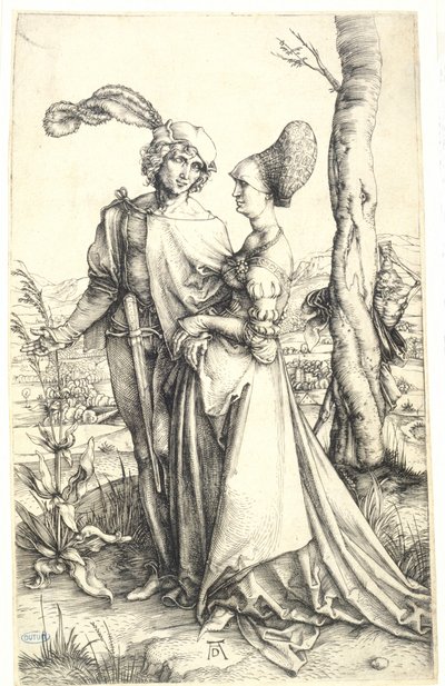 Kävelyretki (Bartsch 94) tekijältä Albrecht Dürer