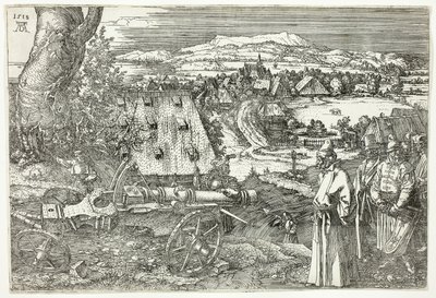 Maisema tykin kanssa (The Great Cannon) tekijältä Albrecht Dürer