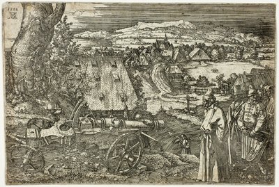 Maisema tykin kanssa tekijältä Albrecht Dürer