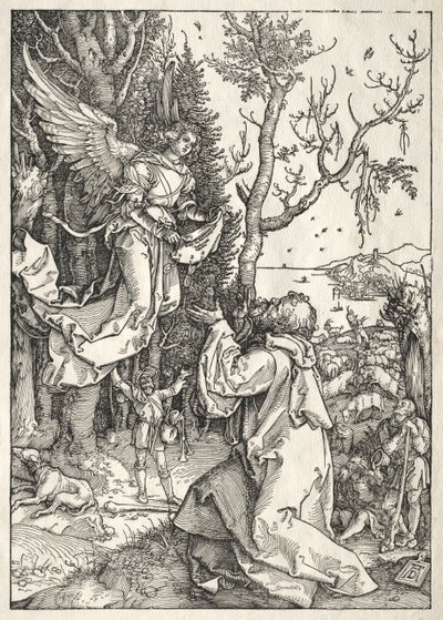 Neitsyen elämä: Joakim ja enkeli tekijältä Albrecht Dürer