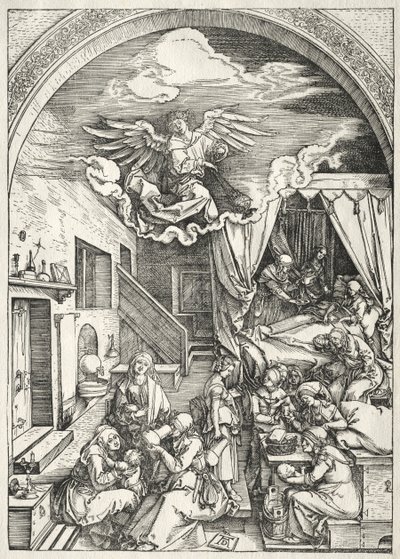 Neitsyen elämä: Neitsyen syntymä tekijältä Albrecht Dürer