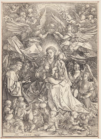 Madonna enkelien kuningatar tekijältä Albrecht Dürer
