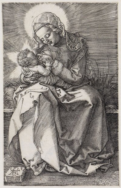 Imettävä Madonna tekijältä Albrecht Dürer