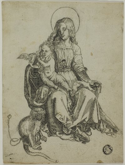 Madonna apinan kanssa tekijältä Albrecht Dürer