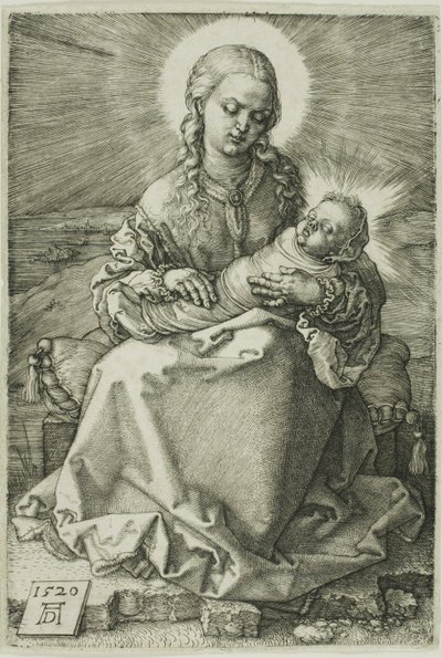 Madonna kapaloidun lapsen kanssa tekijältä Albrecht Dürer
