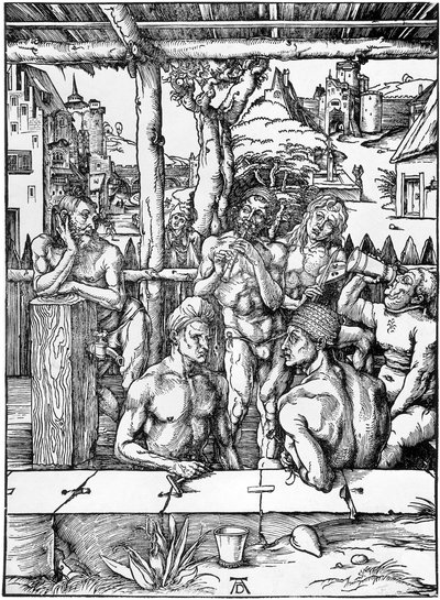 Miesten uima-allas tekijältä Albrecht Dürer