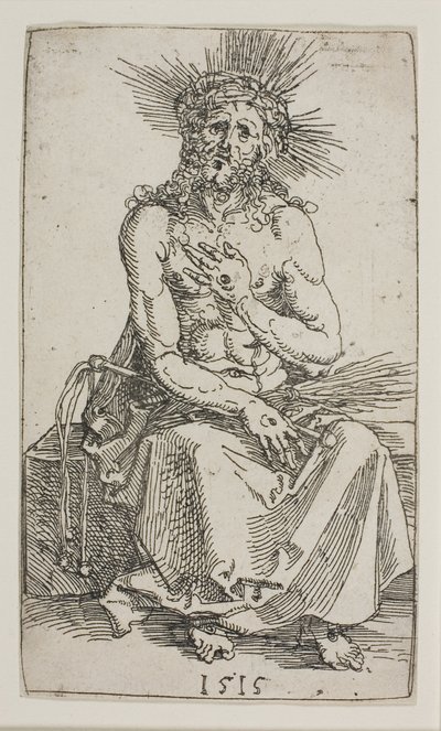 Surun mies, istuu tekijältä Albrecht Dürer