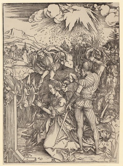 Pyhän Katariinan marttyyri tekijältä Albrecht Dürer