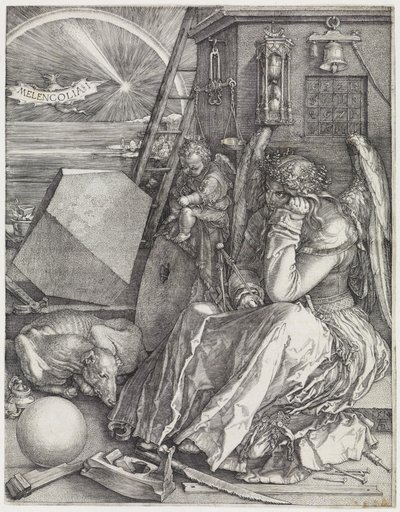 Melencolia I (Melankolia) tekijältä Albrecht Dürer