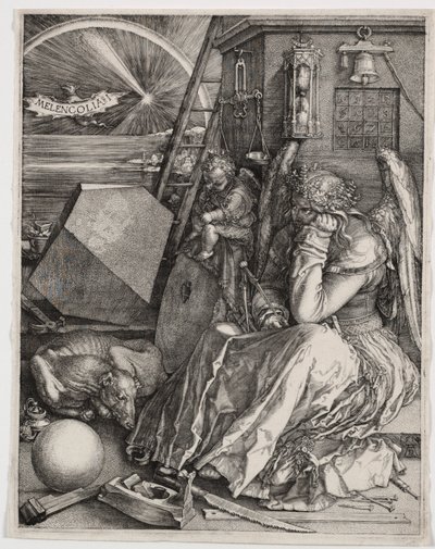 Melankolia I tekijältä Albrecht Dürer