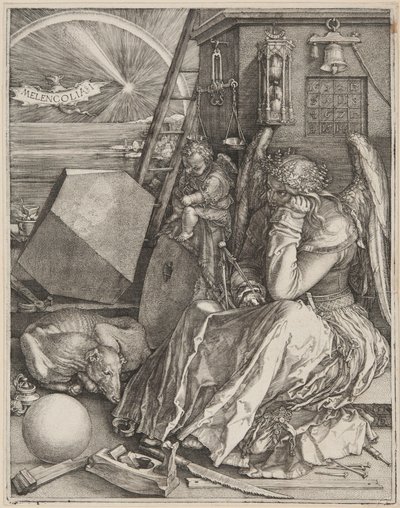 Melencolia I tekijältä Albrecht Dürer