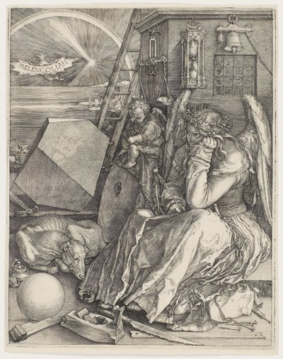 Melencolia I, 1514 tekijältä Albrecht Dürer
