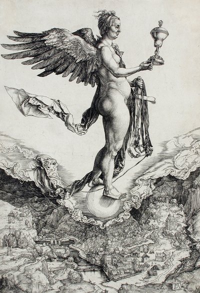 Nemesis (Suuri onni) tekijältä Albrecht Dürer