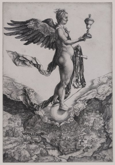 Nemesis (Suuri onni) tekijältä Albrecht Dürer