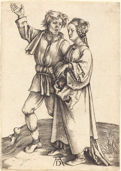 Talonpoika ja hänen vaimonsa tekijältä Albrecht Dürer