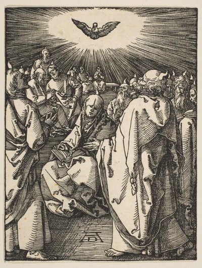 Helluntai, Pienestä kärsimyksestä, n. 1510. tekijältä Albrecht Dürer