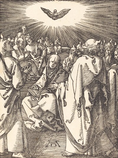 Helluntai, luultavasti n. 15091510. tekijältä Albrecht Dürer