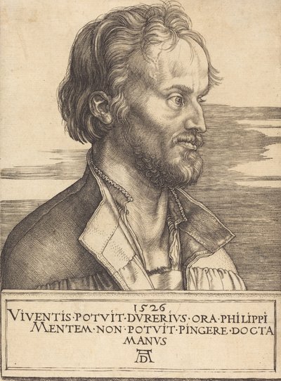 Philip Melanchthon, 1526. tekijältä Albrecht Dürer