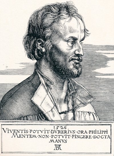 Philip Melanchthon, 1526 1906. tekijältä Albrecht Dürer