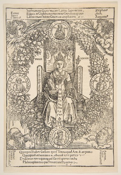Filosofia.n.d. tekijältä Albrecht Dürer