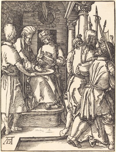 Pilatus pesee kätensä tekijältä Albrecht Dürer