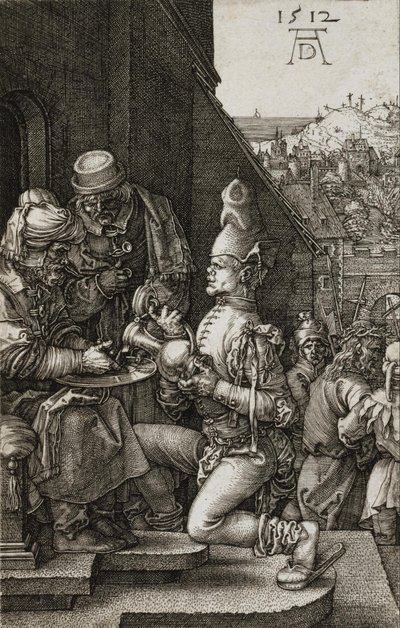 Pilatus pesee kätensä tekijältä Albrecht Dürer