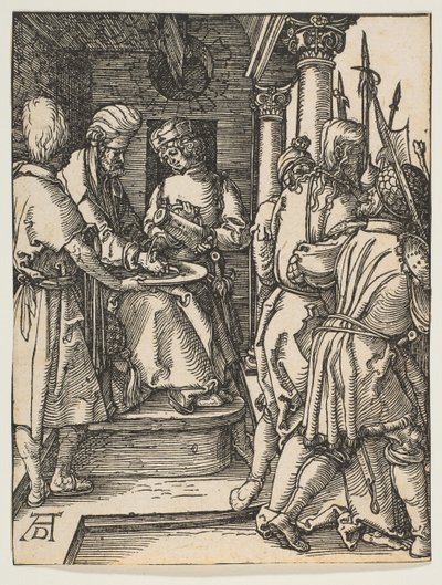 Pilatus pesee kätensä, Pieni intohimo, n. 1509. tekijältä Albrecht Dürer