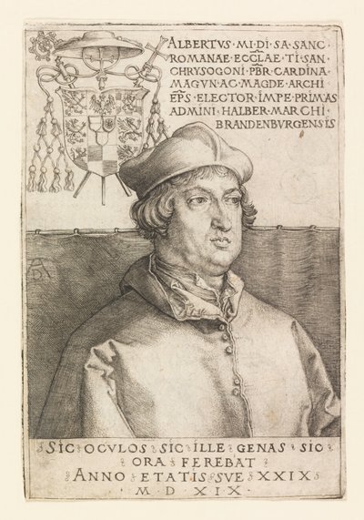 Muotokuva Albert Mainzista tekijältä Albrecht Dürer