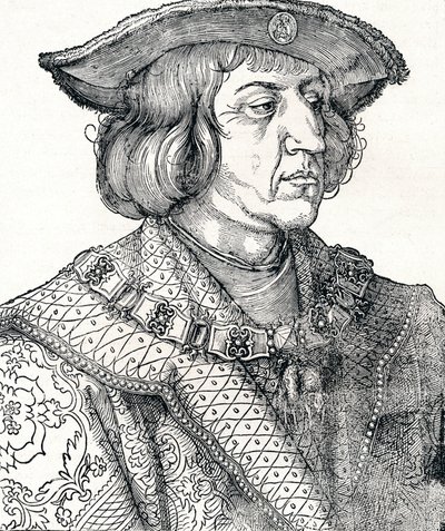 Keisari Maximilian I:n muotokuva, 1511, 1906 tekijältä Albrecht Dürer
