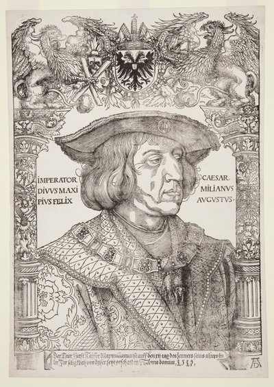 Maximilian I:n muotokuva tekijältä Albrecht Dürer