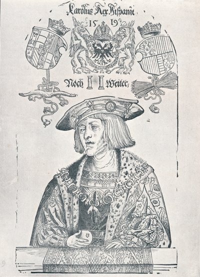Keisari Kaarle V:n muotokuva, 1519 1906 tekijältä Albrecht Dürer