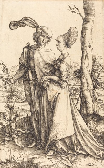 Promenade, c. 1497. tekijältä Albrecht Dürer