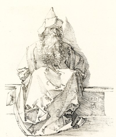Profeetan hahmo tekijältä Albrecht Dürer