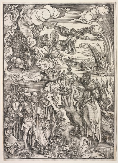 Pyhän Johanneksen ilmestys: Babylonin nainen tekijältä Albrecht Dürer