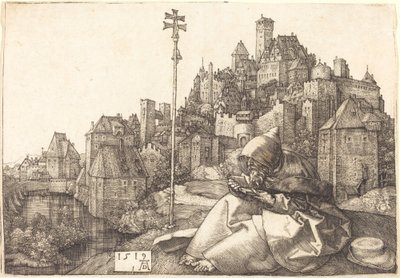 Saint Anthony Reading tekijältä Albrecht Dürer
