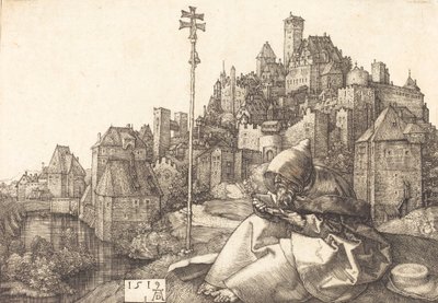 Saint Anthony Reading, 1519. tekijältä Albrecht Dürer